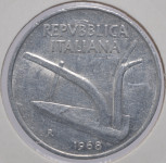 Italija 10 Lire 1968 R [006173]