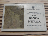 Italija 100 + 200 + 500 lir 1993 - Banca d Italija