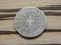 Italija 2 liri 1863 N BN