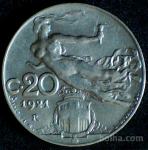LaZooRo: Italija 20 Centesimi 1921 R XF  a