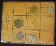 LaZooRo: Italija 5 - 100 Lire 5 kovancev 1972 set UNC