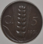 Italija 5 Centesimi 1931 R [001733]