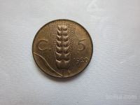 ITALIJA 5 centesimov 1920 UNC++