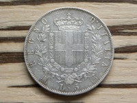 Italija 5 lir 1871