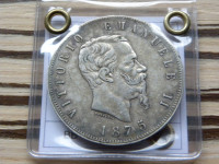 Italija 5 lir 1875