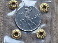 Italija 50 lir 1958