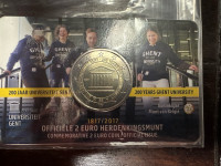 Kartica 2 eura Belgija Gent 2018