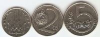 KOVANCI 1,2,5 krone 1994 Češka