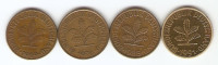 KOVANCI  10 pfennig 1969,76,85,91  Nemčija