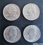 KOVANCI BELGIJA 1 FRANK 1951,52,70,74