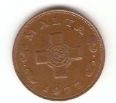KOVANEC  1 cent  1972,77   Malta