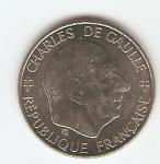 KOVANEC 1 frank 1988 ( DE GAULLE )  Francija