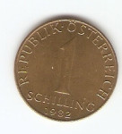 KOVANEC  1 šiling  1982   Avstrija