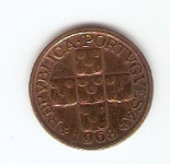KOVANEC  10 centavos 1968  Portugalska