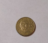 Kovanec 10 centov Grčija 2002