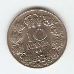 KOVANEC   10 dinarjev  1938  SHS
