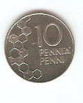 KOVANEC  10 penni   1991  Finska