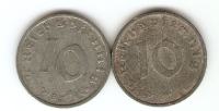 KOVANEC  10 pfennig  1943 B   Nemčija
