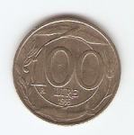 KOVANEC  100 lir 1993,95,96,98,  Italija