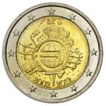 Kovanec 2 Evro, Euro, EUR, €, BE, Belgium, Belgija 2002-2012