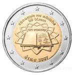 Kovanec 2 Evro, Euro, EUR, €, Conradh na Roimhe, Eire 2007
