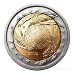 Kovanec 2 Evro Euro EUR € Italija 2004 World Food Programe