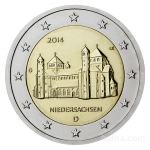 Kovanec 2 Evro, Euro, EUR, €, Niedersachsen 2014, D