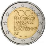 Kovanec 2 Evro, Euro, EUR, €, Presidence Francaise Europeenn 2008