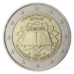 Kovanec 2 Evro Euro EUR Verdrag van Rome 50 Jaar, 2007
