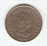 KOVANEC  20 forint   1984,85   Madžarska