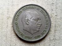 KOVANEC  25 peset  1957 (*59*)   Španija