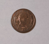 Kovanec 5 centov Belgija 2014