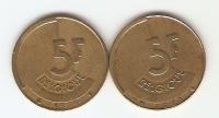 KOVANEC  5 frankov 1986,93 Belgija