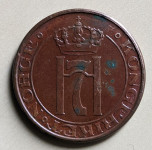 Kovanec 5 ore leto 1952 - Norveška in drugi kovanci