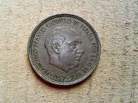 KOVANEC  5 peset 1957 (*73)(*74)(*75)  Španija
