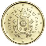 Kovanec 50 Cent, Centov, Vatikan, Citta' del Vaticano, Vatican, 2017