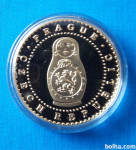 Kovanec medalja Praga Češka republika