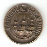 KOVANEC  žeton z magnetom  REPUBLICA SAN MARINO