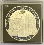 Kronanje : Kralj Anglije Charles III srebrna prevleka