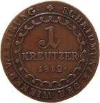 LaZooRo: Avstrija 1 Kreuzer 1812 B VF/XF