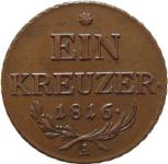 LaZooRo: Avstrija 1 Kreuzer 1816 A UNC
