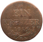 LaZooRo: Avstrija 1 Kreuzer 1816 B F