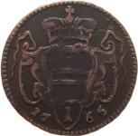LaZooRo: Avstrija 1 Pfennig 1765 VF