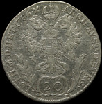 LaZooRo: Avstrija 20 Kreuzer 1786 A XF - srebro