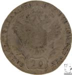 LaZooRo: Avstrija 20 Kreuzer 1830 C UNC - srebro