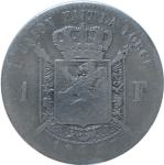 LaZooRo: Belgija 1 Franc 1867 F - Srebro