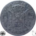 LaZooRo: Belgija 1 Franc 1867 VF a - Srebro