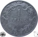 LaZooRo: Belgija 1 Franc 1911 VF a - Srebro