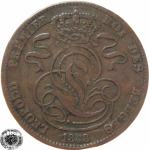 LaZooRo: Belgija 5 Centimes 1848 VF