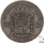 LaZooRo: Belgija 50 Centimes 1899/86 VF ni v Krause - srebro